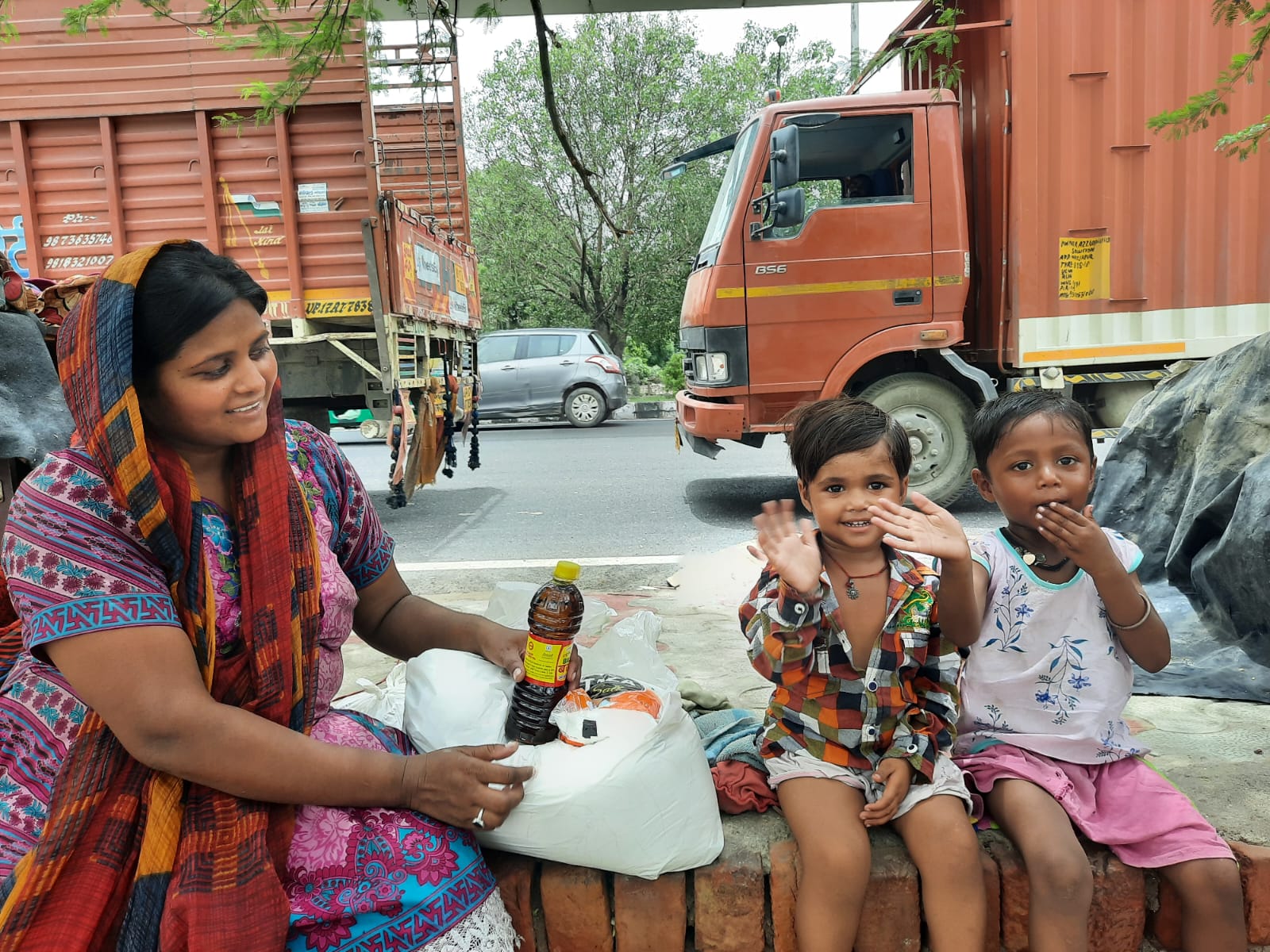 Ngo Ration Distribution Drive held by Wishes and Blessings NGO