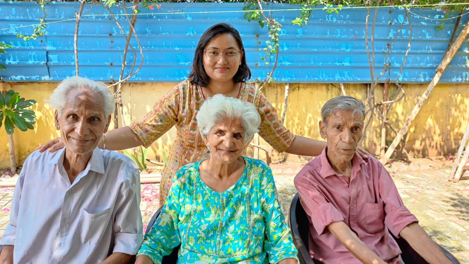 condition of elderly in india at wishes and blessings' old age home